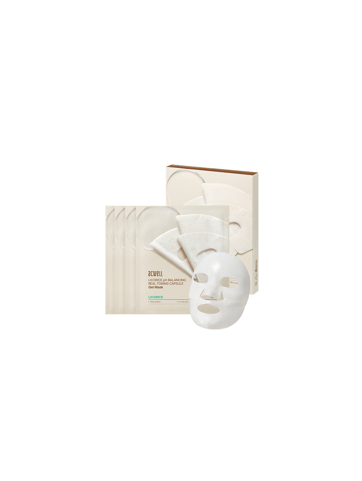Licorice pH Balancing Real Toning Capsule Gel Mask 34g/4ea