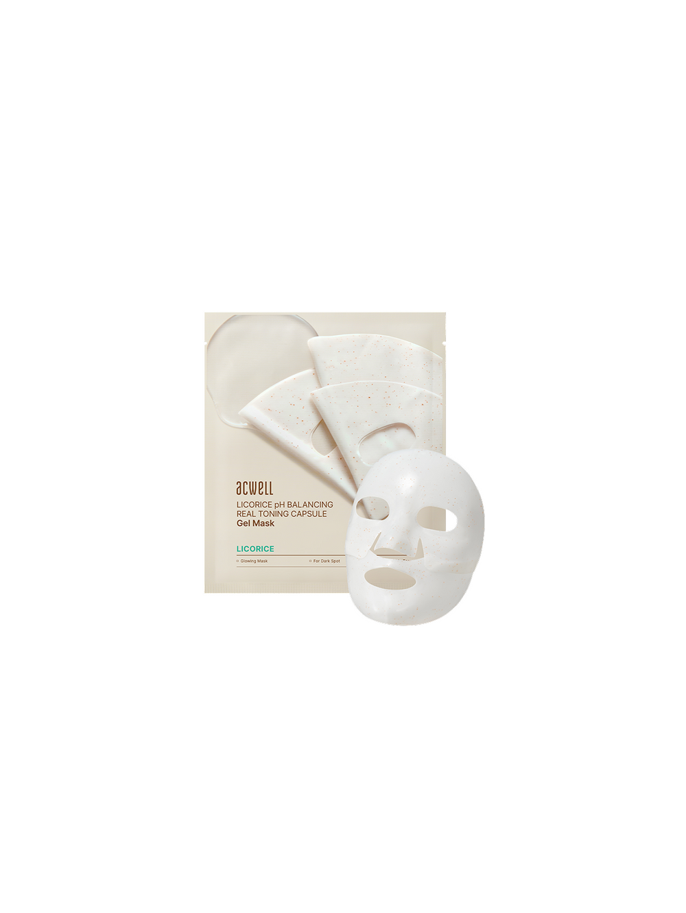 Licorice pH Balancing Real Toning Capsule Gel Mask 34g