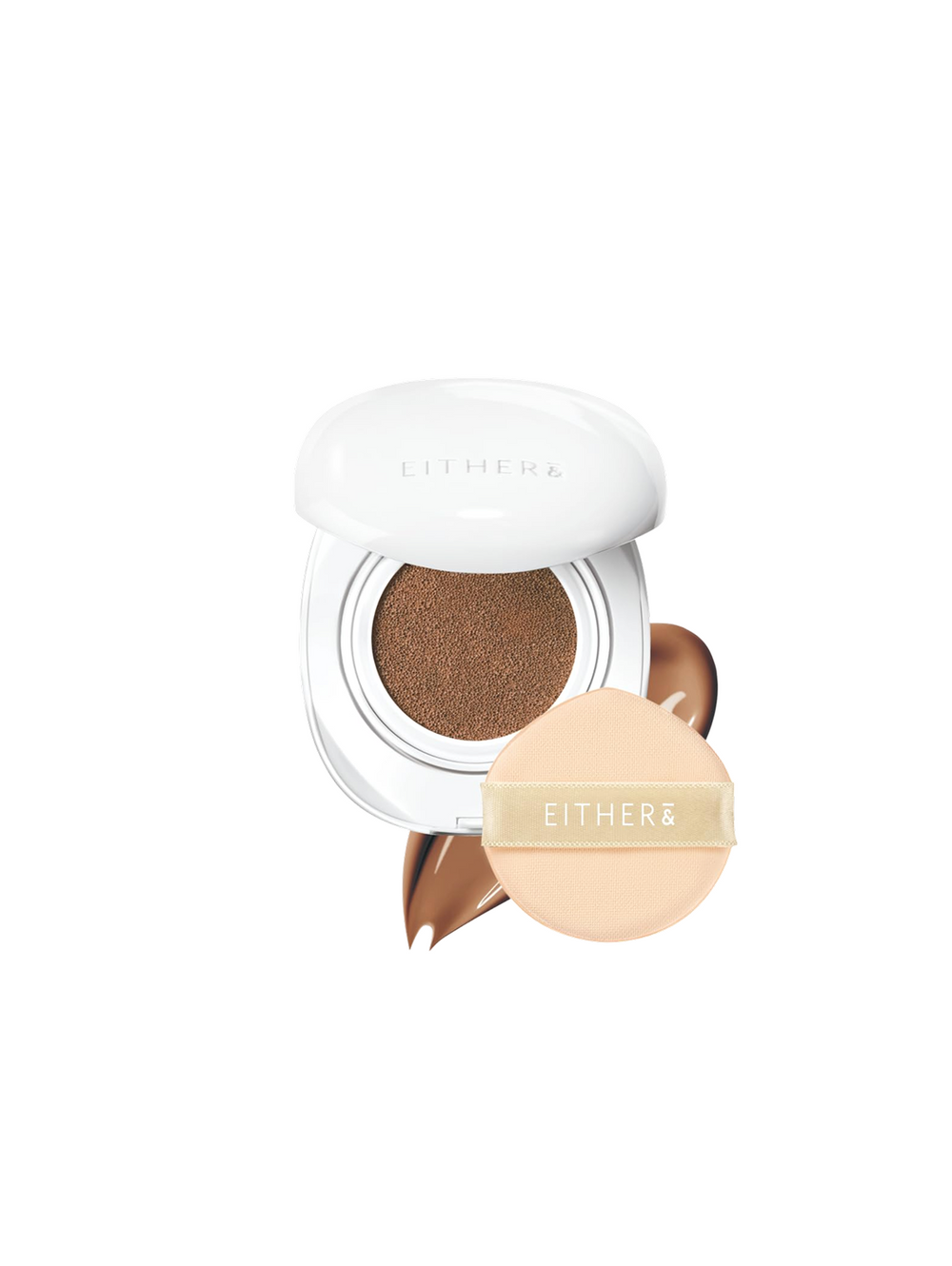 EITHER& GLOW PIXEL CUSHION#30N_WALNUT_12g