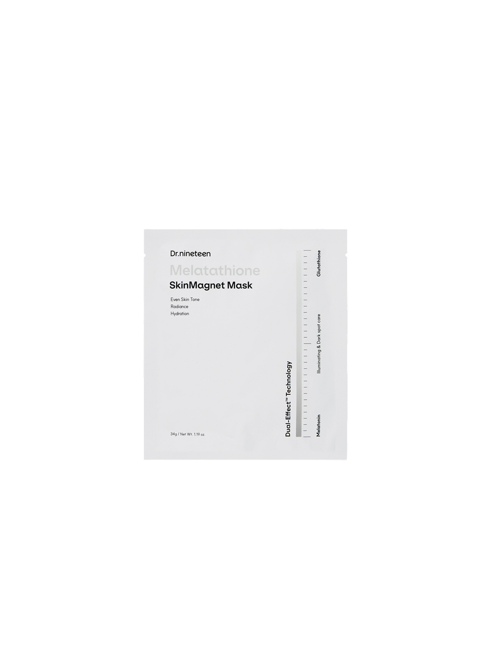 Dr.nineteen SkinMagnet Hydrogel Mask(3EA) | Hydro B5+Melatathione+ReDRN
