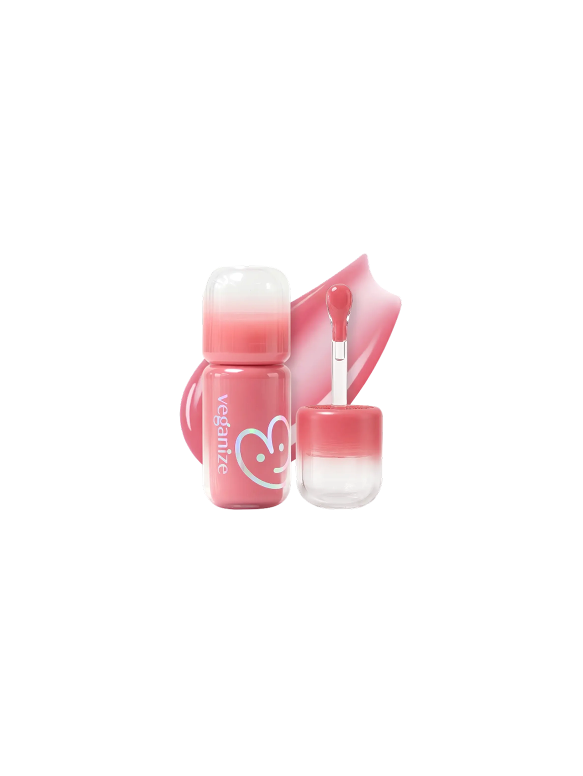Veganize 4D Dewy Shine Lip Oil Gloss 01 Rose Whip