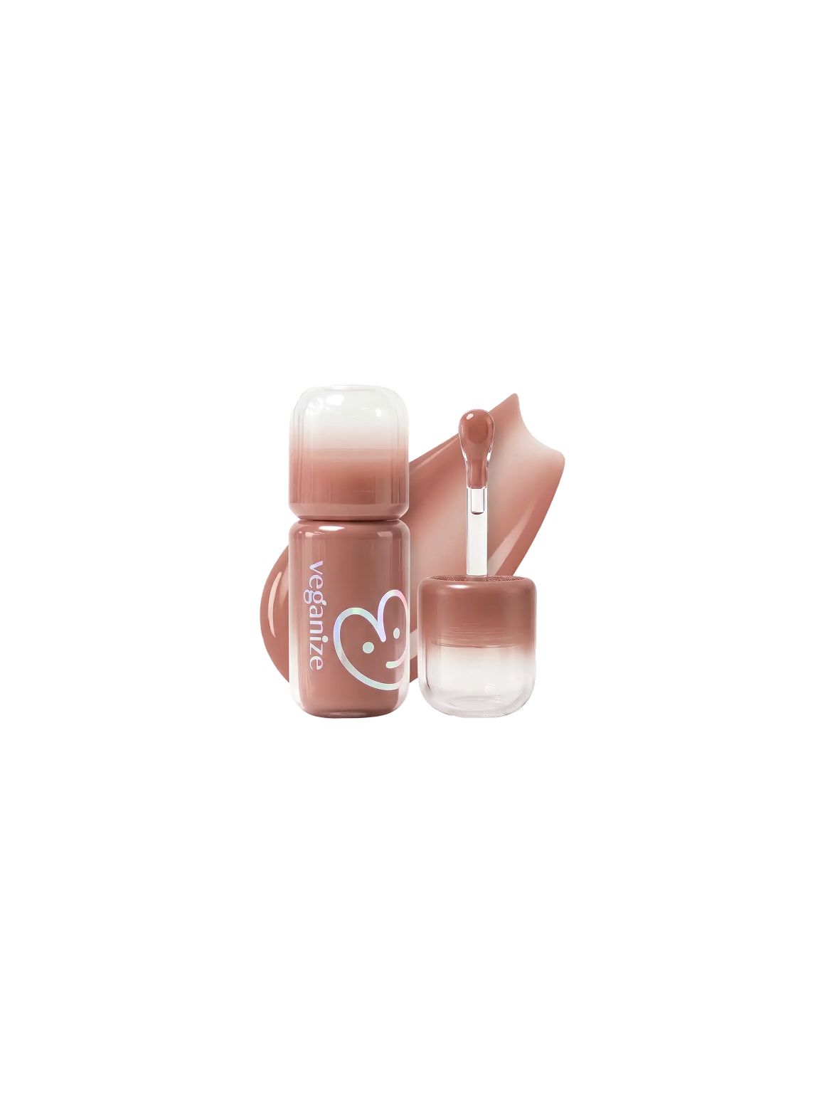 Veganize 4D Dewy Shine Lip Oil Gloss 06 Mocha Mousse