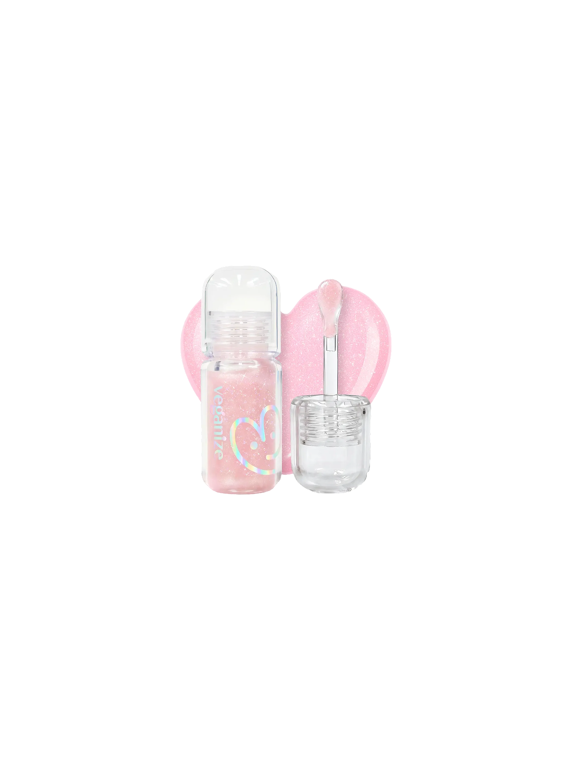 Veganize 4D Jewel Shine Lip Oil Pearl Gloss 02 Fairy Pink